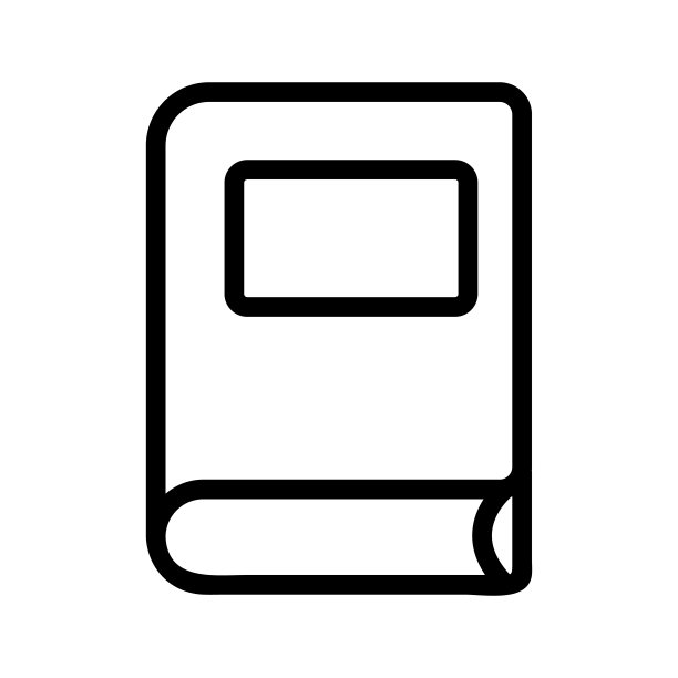 法律书图标向量。孤立轮廓符号插图图片下载