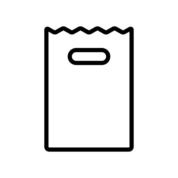 纸包图标矢量。孤立轮廓符号插图图片下载