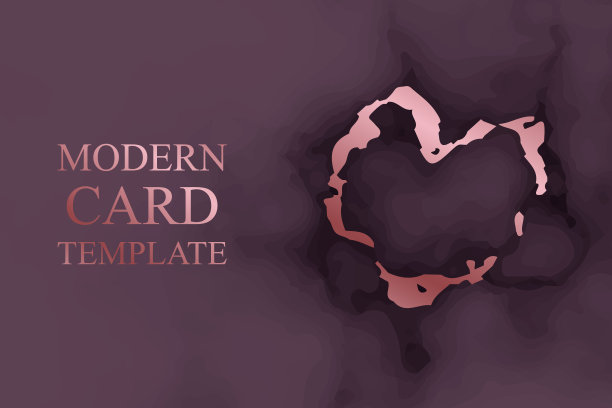 现代豪华名片模板的业务或介绍或问候。图片下载