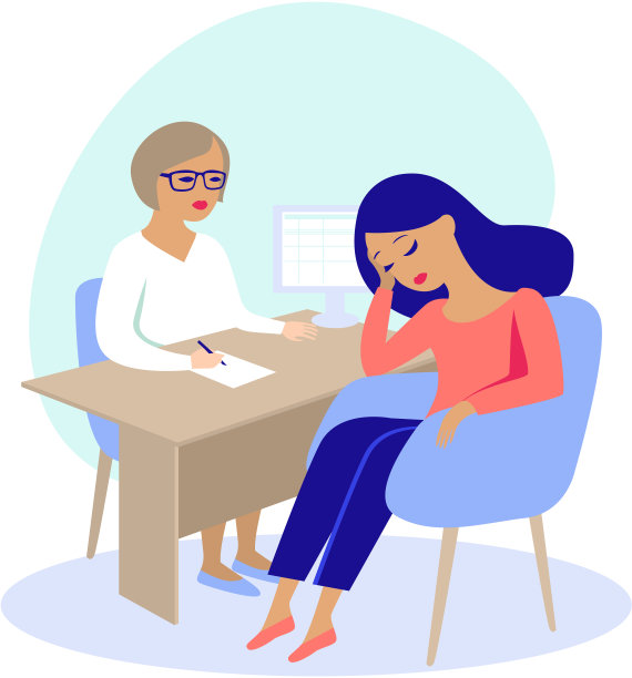 正在咨询医生的妇女图片下载