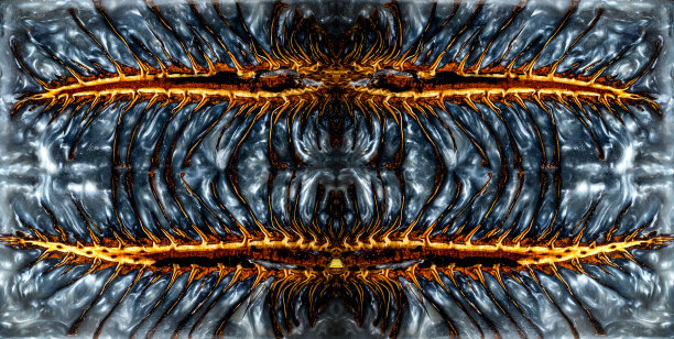 松果浇注环氧树脂稳定空白在艺术黑色背景图片下载