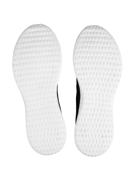 布鞋的鞋底在白色背景上与裁剪路径隔离图片下载