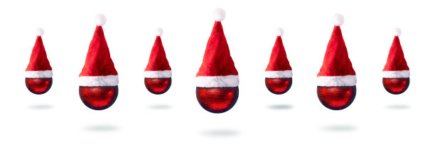 圣诞红球图片下载