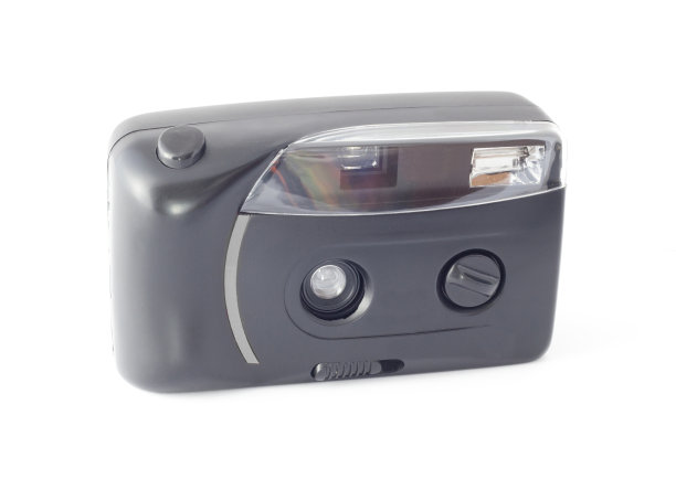 老相机与底片孤立在白色图片下载