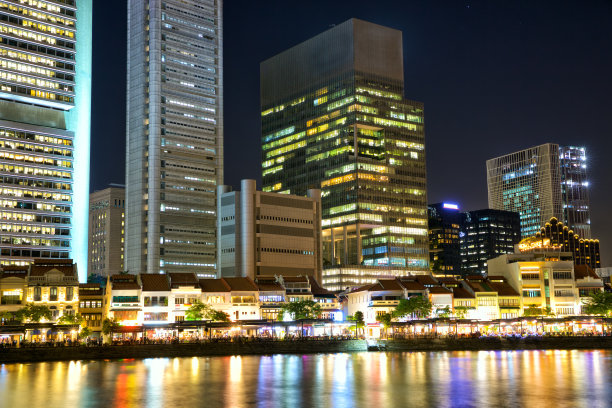 晚上的码头图片下载