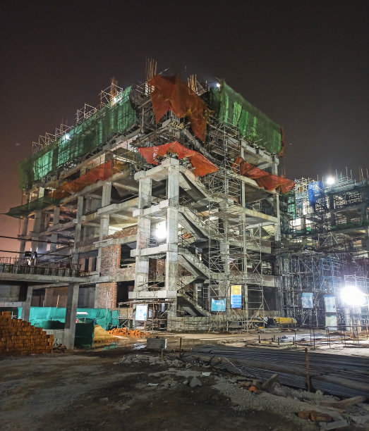 这座多层建筑正在加尔各答建设中图片下载