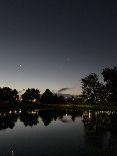 水上的黄昏图片下载