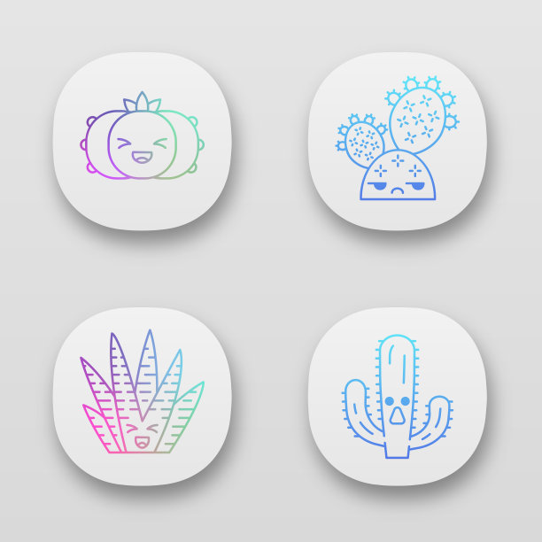 仙人掌应用程序图标设置图片下载