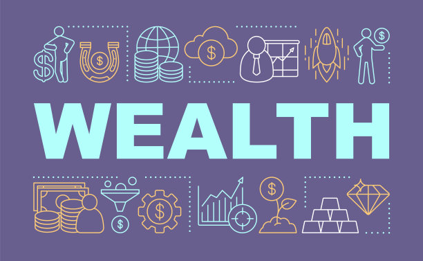财富字概念横幅图片下载