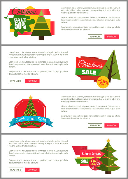 一套圣诞特卖热价五折海报图片下载