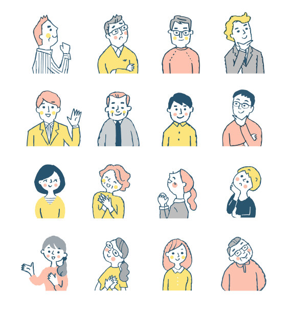 各种各样的男人和女人图片下载