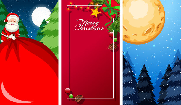 背景模板与圣诞主题图片下载