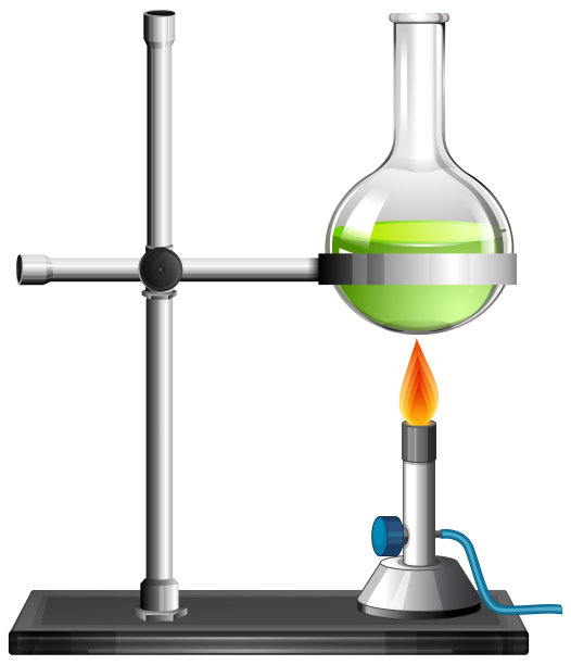 在环架上燃烧液体图片下载