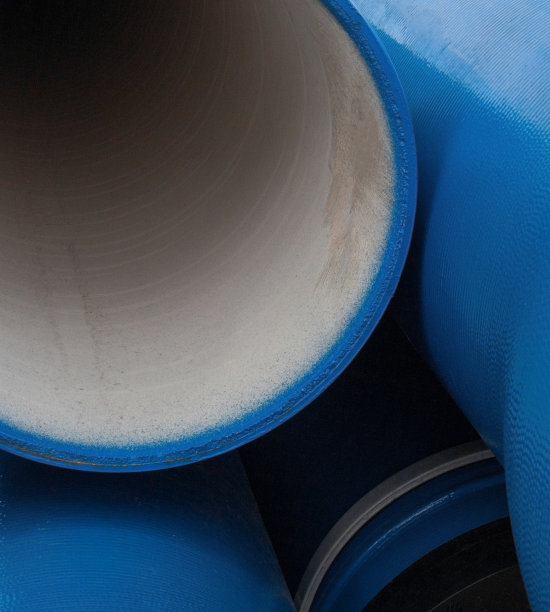 新的蓝色管道堆叠(管)图片下载