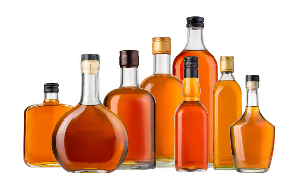 威士忌bottleN孤立图片下载