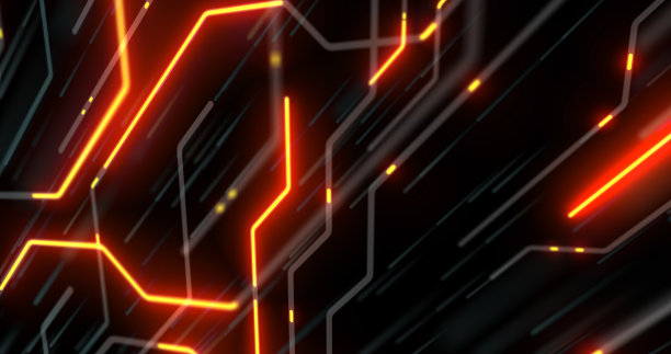 摘要主板电路背景。通过电路板检测到病毒。蠕虫、网络攻击、防病毒、防火墙预警和危险预警的概念。未来的PCB。三维渲染图片下载