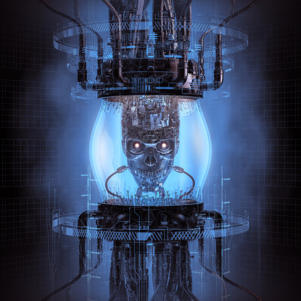 黑暗数字思考机图片下载