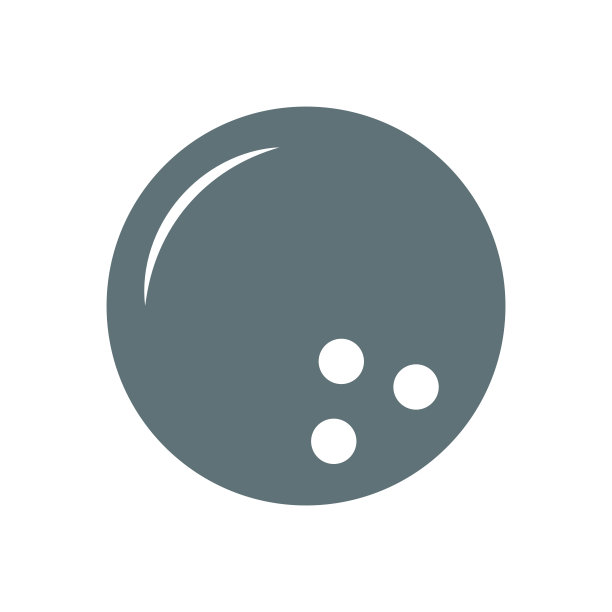 保龄球图标矢量设计模板图片下载