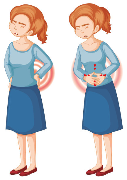 背痛的女人图片下载