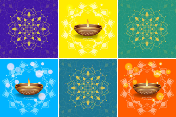 背景模板与曼荼罗设计图片下载