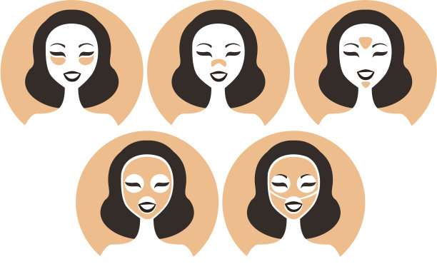 面部美容面膜和贴片的类型图片下载