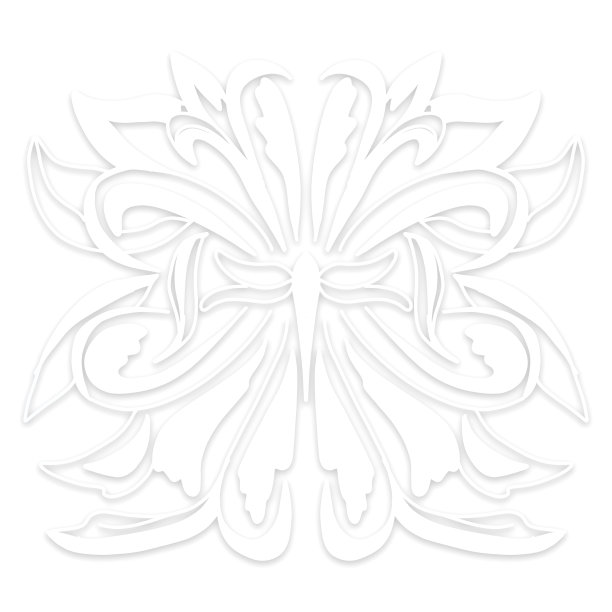 抽象剪纸以曼荼罗为设计背景。图片下载