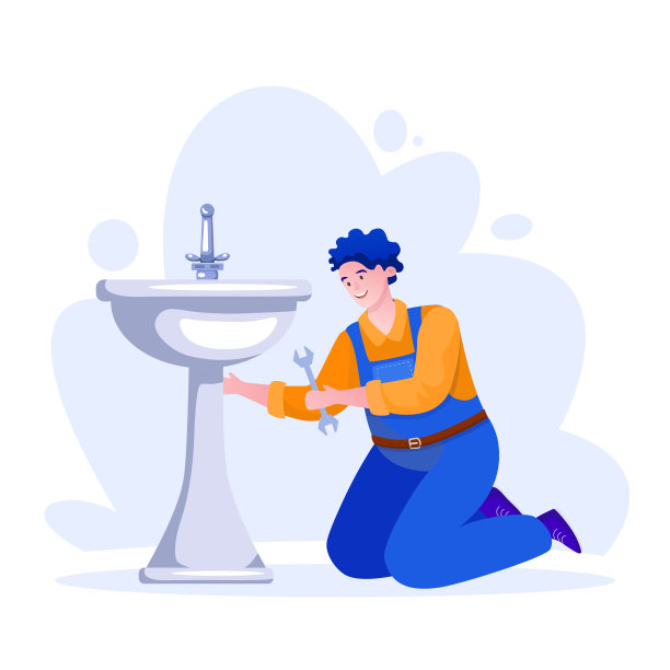 房屋维修和装修平面矢量插图集图片下载