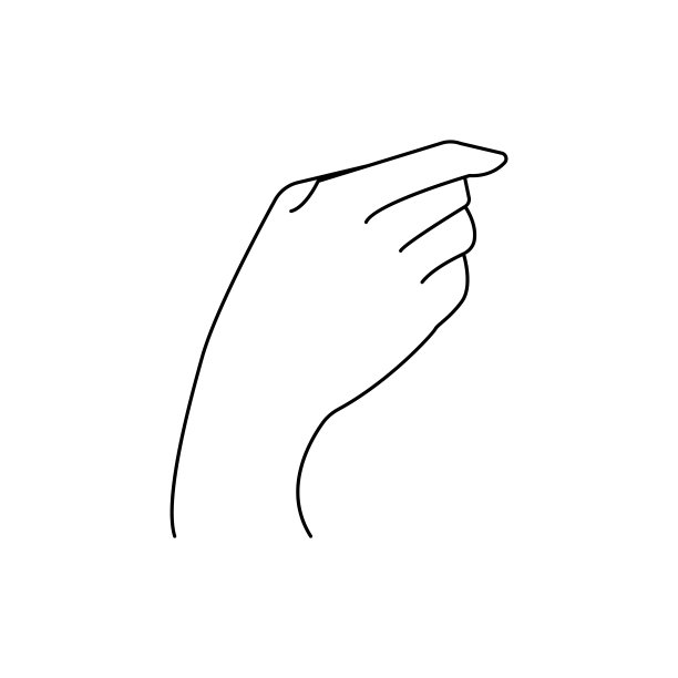手相图的手掌线和方式。矢量线说明图片下载