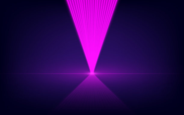 发光的未来主义线条在黑暗的空间与星星的概念。能源技术的想法图片下载