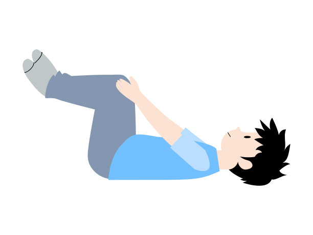 预防背部疼痛的伸展运动图片下载