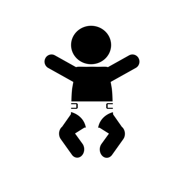 婴儿图标，标志孤立在白色背景。女孩,男孩图片下载