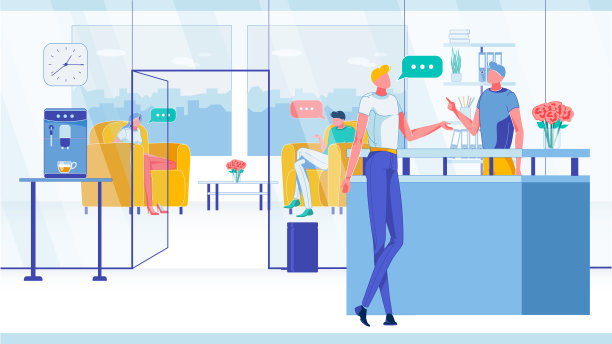 客户在公司或公司接待室图片下载