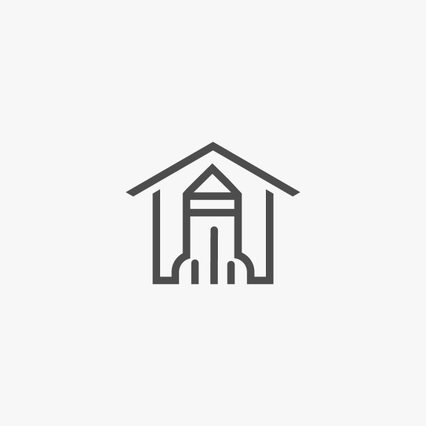 火箭屋插图矢量模板图片下载