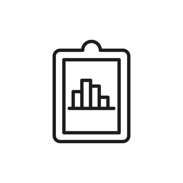 简约报告线条图标图片下载