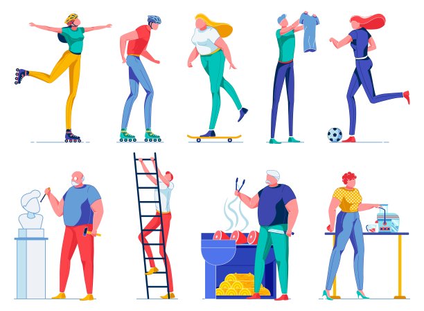 戴头盔玩轮滑的人们，女子滑冰图片下载