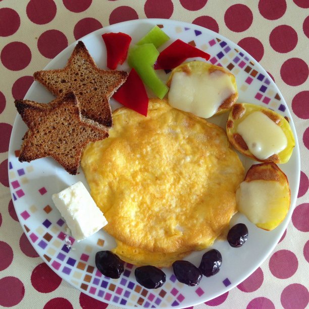 早餐盘子装饰图片下载