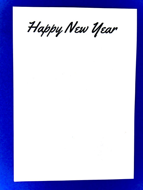 新年快乐的字母在白色的背景与地方文字。图片下载