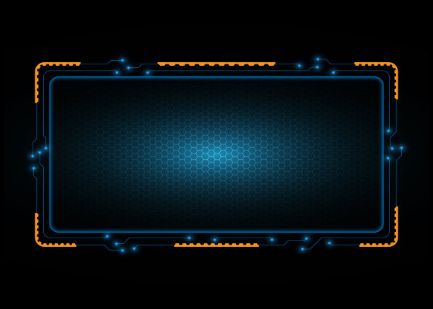 摘要科技全息图背景图片下载
