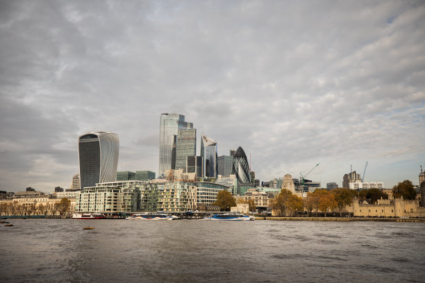 英国伦敦的现代天际线图片下载