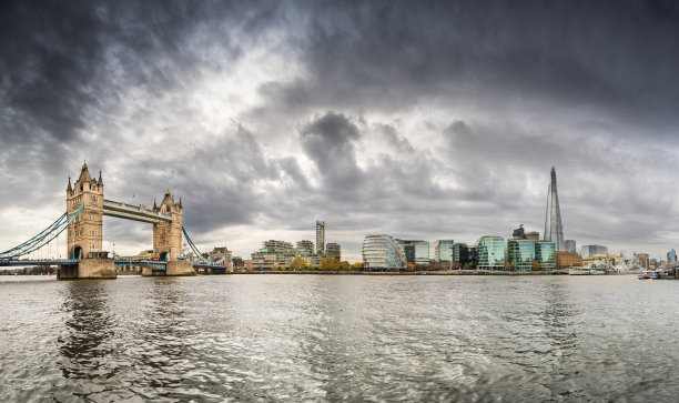 英国伦敦的现代天际线图片下载