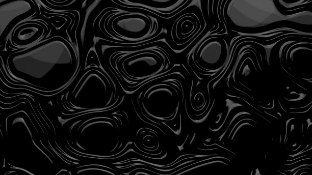 黑色液体的背景。抽象的插图。3 d渲染。图片下载
