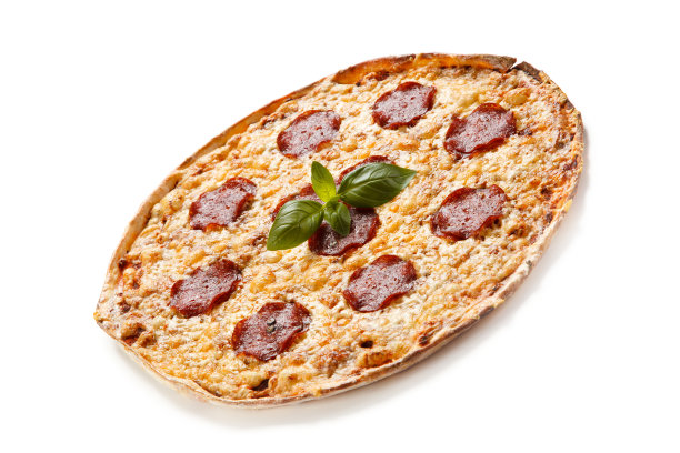 意大利香肠披萨配意大利腊肠和奶酪图片下载