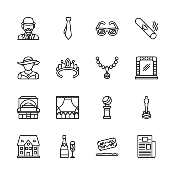 好莱坞偶像细线集图片下载