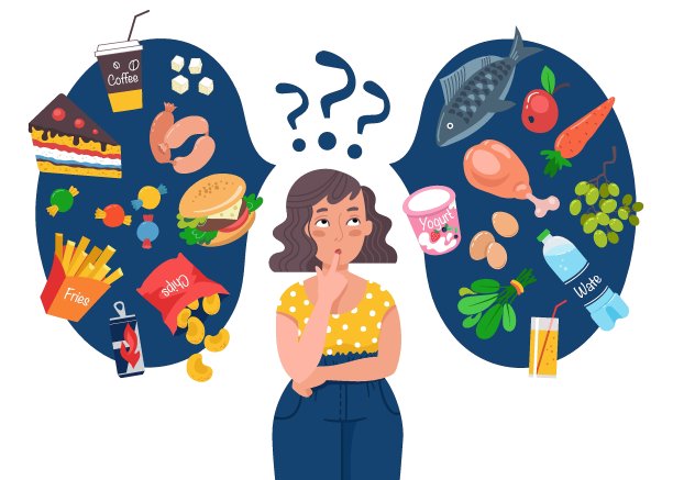 饮食和健康饮食的概念。图片下载