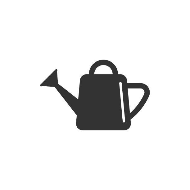 水可以在平面风格图标。灌溉花园矢量插图在白色孤立的背景。浇水的业务概念。图片下载