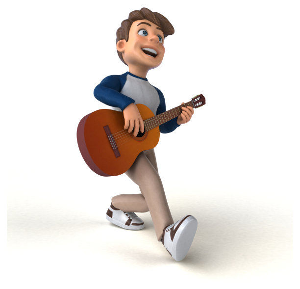 3D卡通人物有趣的少年图片下载