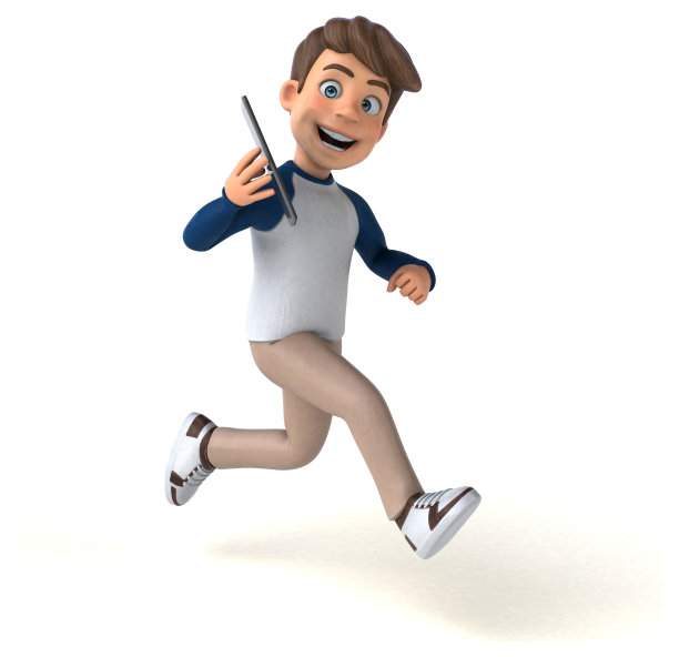 3D卡通人物有趣的少年图片下载