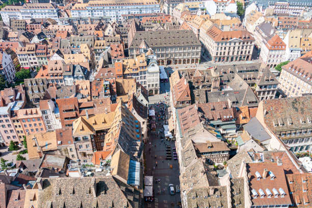 空中城市视图图片下载