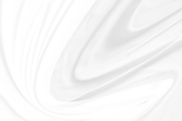 柔软的织物抽象的曲线形状装饰白色背景图片下载