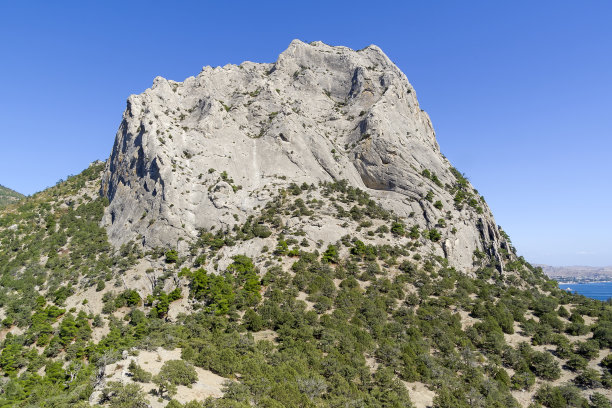 克里米亚。索科山(库斯-卡亚山)图片下载